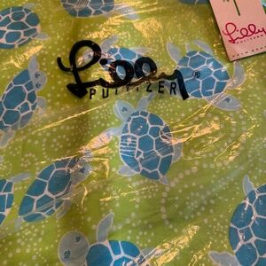 Lilly Pulitzer Sea Turtle Cotton Tablecloth-110 x 55 inches- NWT